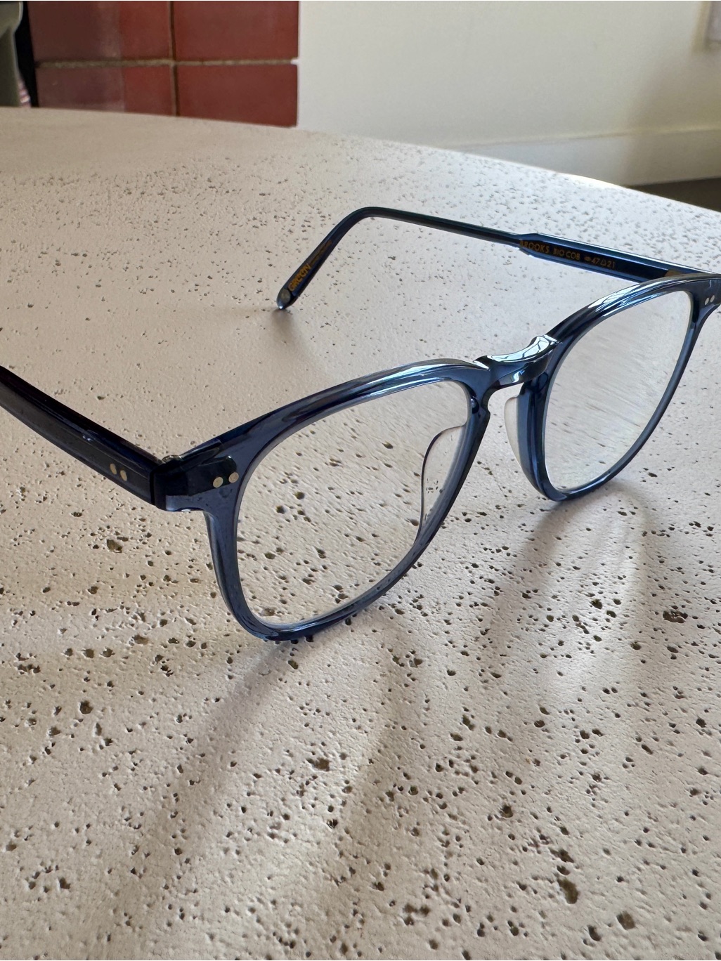 Garrett Leight California Optical Brooks Blue Eyeglasses — image 2 of 5